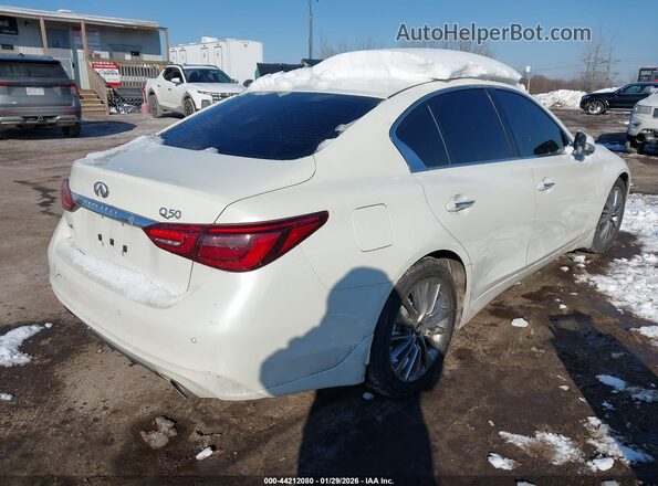 JN1EV7BRXPM541302 2023 INFINITI Q50 White Rear right