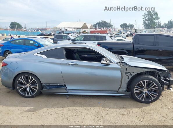 JN1EV7EK2JM343058 2018 INFINITI Q60 Silver Vista interior trasera