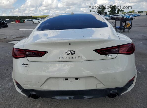 JN1EV7EK3JM340895 2018 INFINITI Q60 Белый Вид сзади