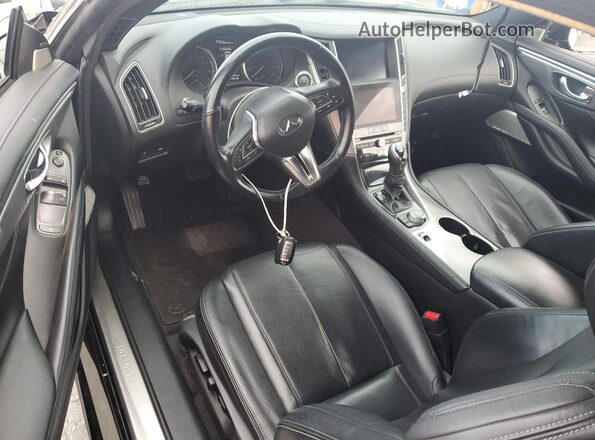 JN1EV7KK2MM410685 2021 INFINITI Q60 Черный Вид панели приборов