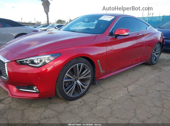 JN1EV7KK8MM410707 2021 INFINITI Q60 Red 