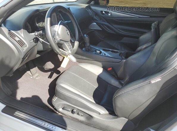 JN1EV7KL3MM470130 2021 INFINITI Q60 Белый Вид салона спереди