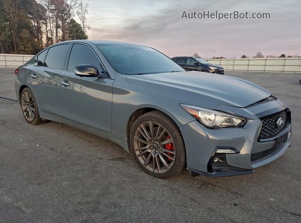 JN1FV7DR0NM390193 2022 INFINITI Q50 Серый Передняя правая четверть