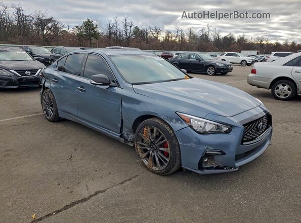 JN1FV7DR5PM590151 2023 INFINITI Q50 Blue Передня права чверть