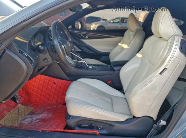 JN1FV7LK5MM530032 2021 INFINITI Q60 Gray წინა სალონის ხედი