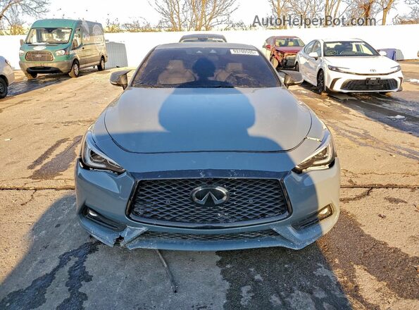JN1FV7LK5MM530032 2021 INFINITI Q60 Gray წინა ხედი