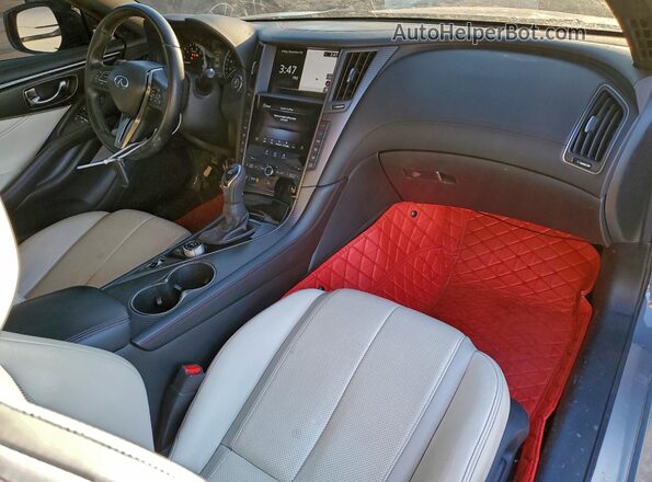 JN1FV7LK5MM530032 2021 INFINITI Q60 Gray წინა პანელის ხედი
