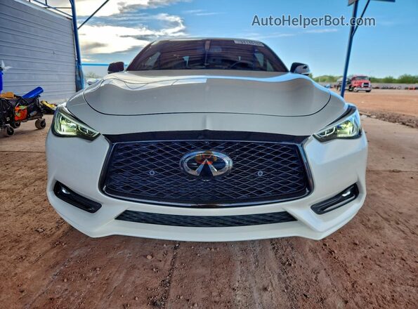 JN1FV7LK8NM660646 2022 INFINITI Q60 White Front view