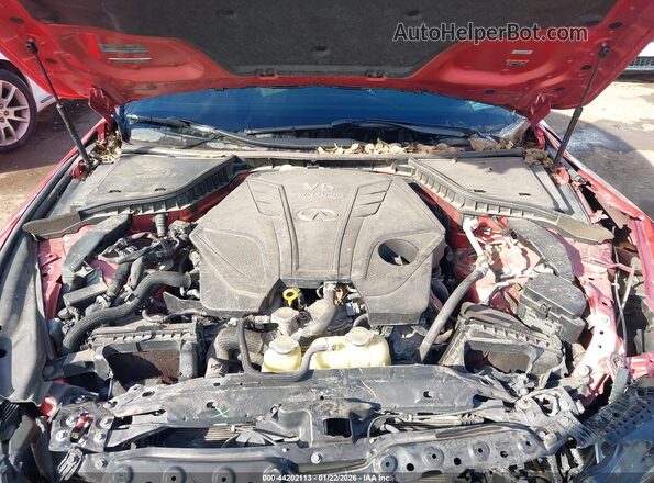 JN1FV7LL7MM560352 2021 INFINITI Q60 Red უკანა ხედი