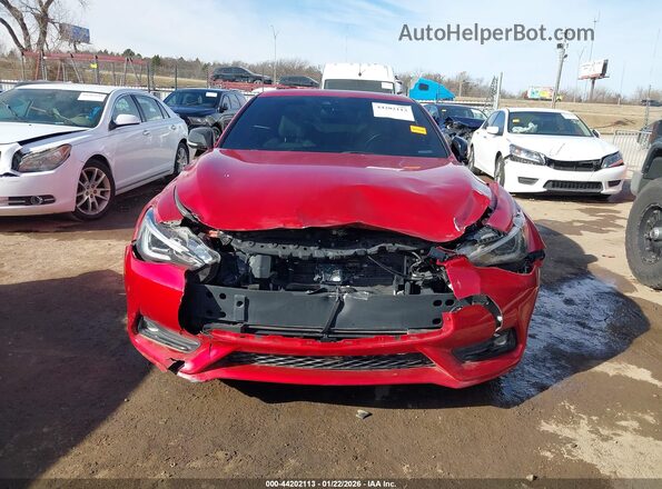 JN1FV7LL7MM560352 2021 INFINITI Q60 Red ხელსაწყოთა პანელის ხედი