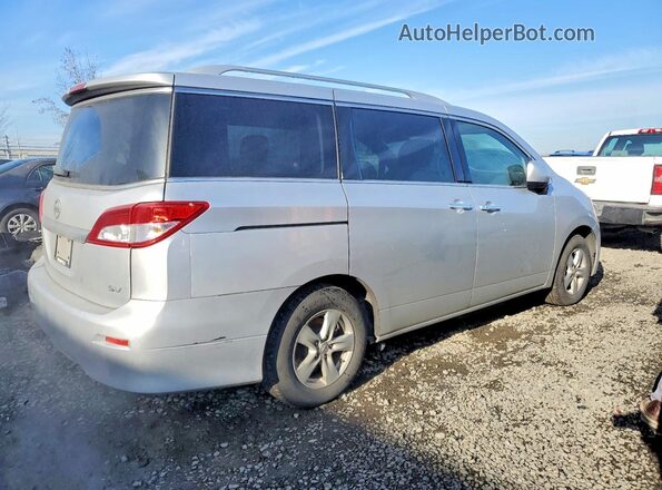 JN8AE2KP0H9168664 2017 NISSAN QUEST Серебряный Передняя правая четверть