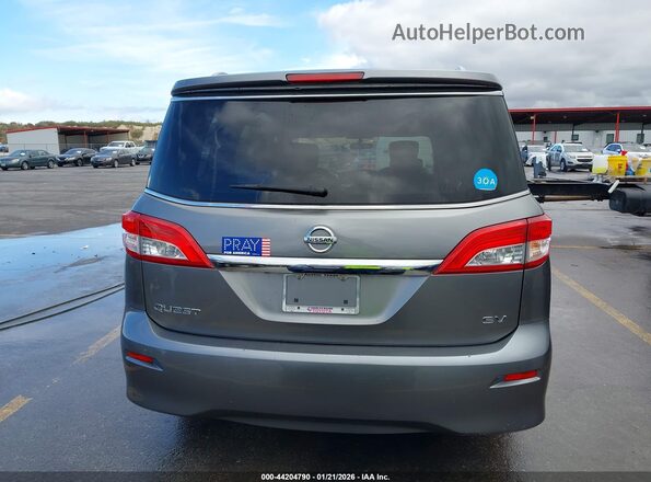 JN8AE2KP5H9165680 2017 NISSAN QUEST Gray 