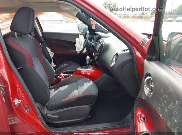 JN8AF5MR0GT606646 2016 NISSAN JUKE Red Սալոնի դիմացի տեսք