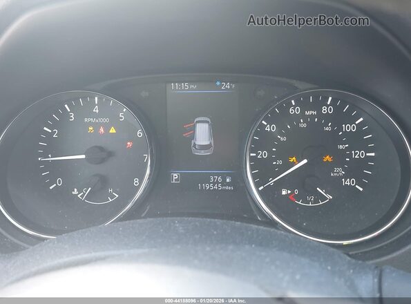 JN8AT2MV3LW143267 2020 NISSAN ROGUE Black Vista de los asientos traseros