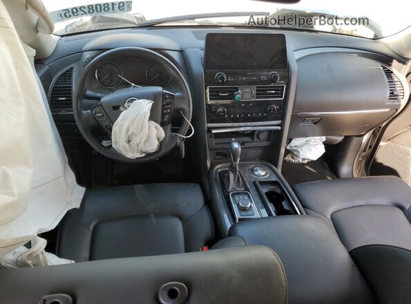 JN8AY2AC1P9181797 2023 NISSAN ARMADA White Առջևի վահանակի տեսք