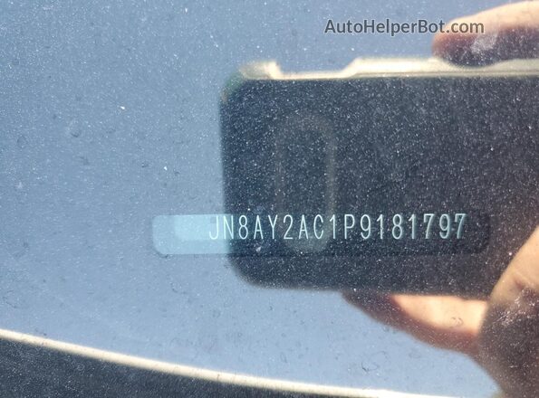 JN8AY2AC1P9181797 2023 NISSAN ARMADA White VIN կոդի պիտակի տեսք