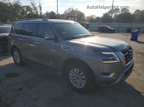 JN8AY2AC2N9161524 2022 NISSAN ARMADA Gray Front right
