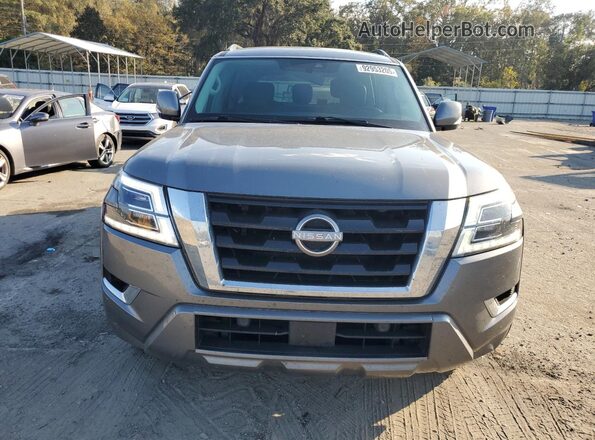 JN8AY2AC2N9161524 2022 NISSAN ARMADA Gray Front view