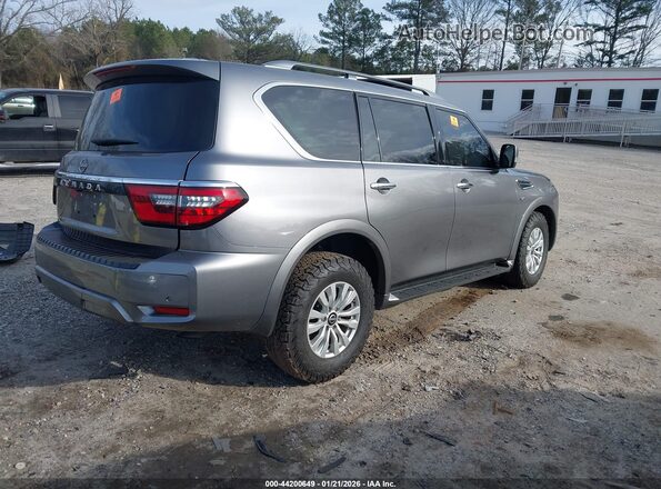 JN8AY2AC6N9160876 2022 NISSAN ARMADA Gray Tył prawy