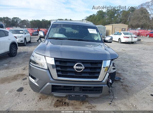JN8AY2AC6N9160876 2022 NISSAN ARMADA Gray Widok zestawu wskaźników