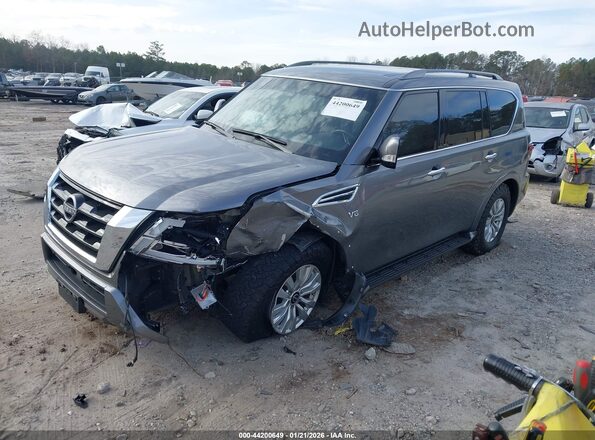 JN8AY2AC6N9160876 2022 NISSAN ARMADA Gray Przód lewy