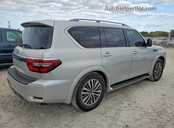 JN8AY2AC7M9147066 2021 NISSAN ARMADA Silver Հետևի աջ