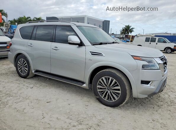 JN8AY2AC7M9147066 2021 NISSAN ARMADA Silver Առջևի աջ