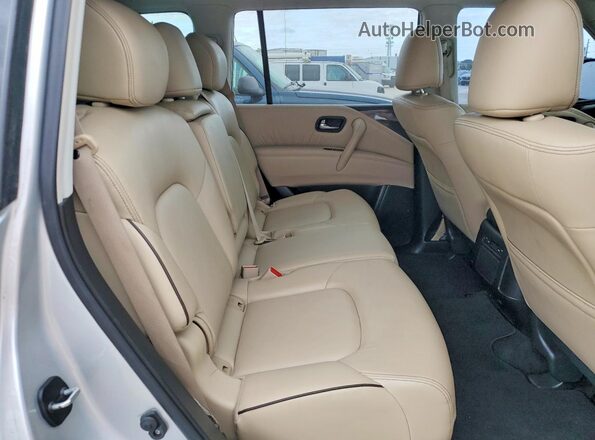 JN8AY2AC7M9147066 2021 NISSAN ARMADA Silver Սալոնի հետևի տեսք