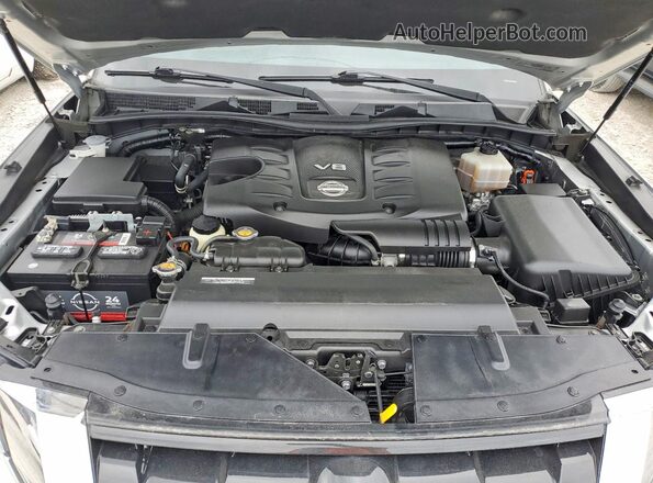 JN8AY2AC7M9147066 2021 NISSAN ARMADA Silver Շարժիչի բաժամունքի տեսք