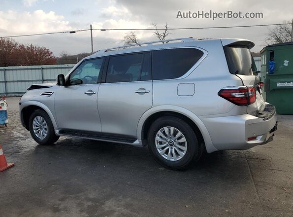 JN8AY2AD1R9709723 2024 NISSAN ARMADA Silver Задня ліва чверть