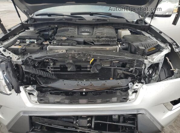 JN8AY2AD1R9709723 2024 NISSAN ARMADA Silver Вид підкапотного простору