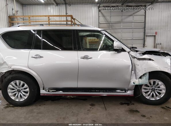JN8AY2AD9M9662286 2021 NISSAN ARMADA Silver 360 interior view