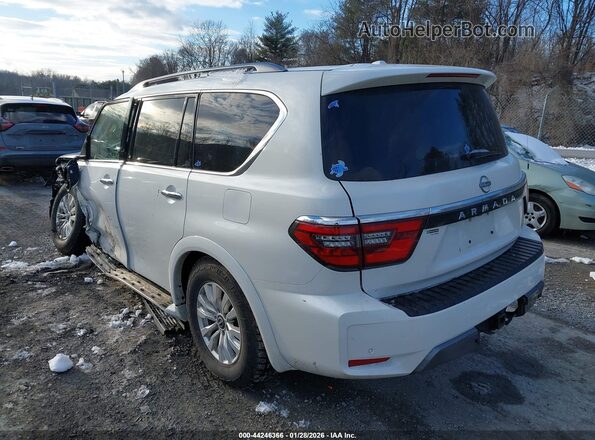 JN8AY2ADXN9677445 2022 NISSAN ARMADA White Trasero izquierdo