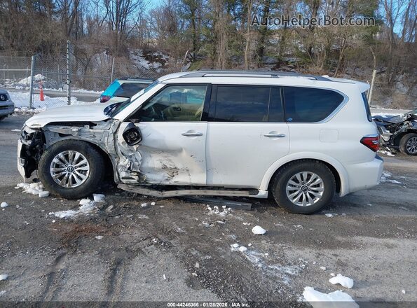 JN8AY2ADXN9677445 2022 NISSAN ARMADA White Vista interior de 360 grados