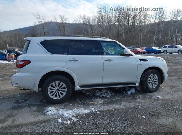 JN8AY2ADXN9677445 2022 NISSAN ARMADA White Vista interior trasera