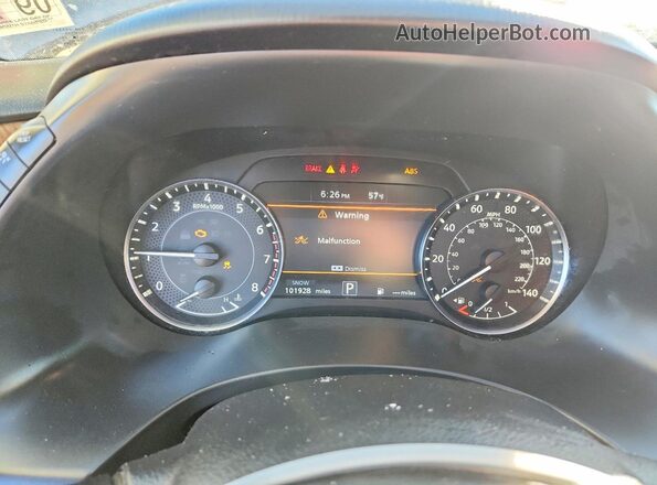 JN8AY2BA1M9372502 2021 NISSAN ARMADA Blue Widok zestawu wskaźników