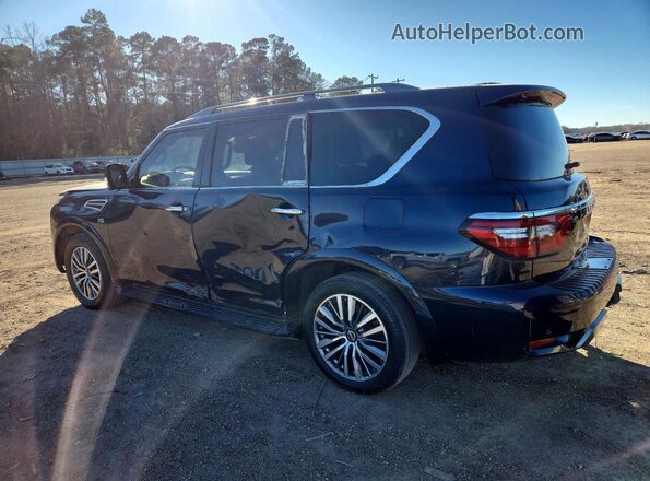 JN8AY2BA1M9372502 2021 NISSAN ARMADA Blue Tył lewy