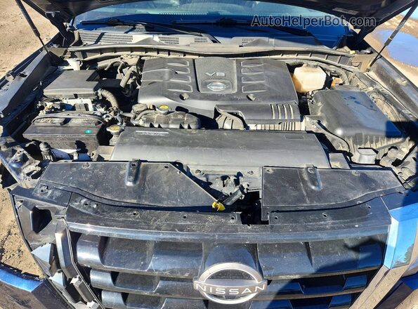 JN8AY2BA1M9372502 2021 NISSAN ARMADA Blue Widok komory silnika