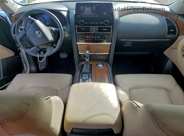 JN8AY2BA1P9400853 2023 NISSAN ARMADA White Dashboard view