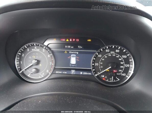 JN8AY2BA3M9372730 2021 NISSAN ARMADA Gray Հետևի նստատեղերի տեսք