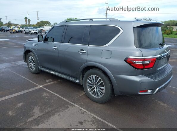 JN8AY2BA3M9372730 2021 NISSAN ARMADA Gray Հետևի ձախ