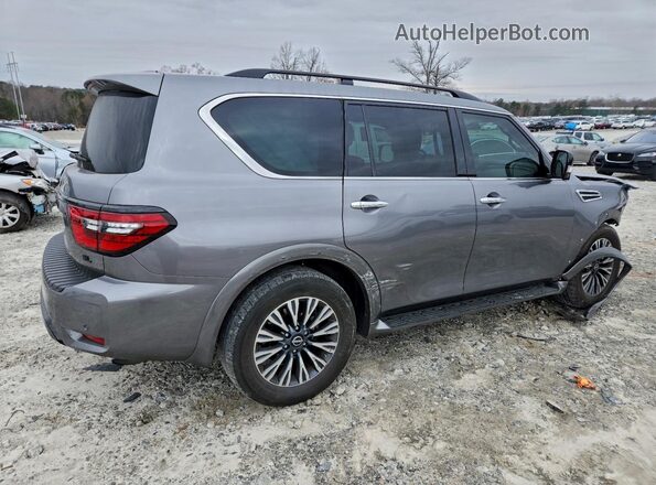 JN8AY2BA4P9400667 2023 NISSAN ARMADA Серый Задняя правая четверть
