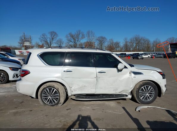 JN8AY2BA6M9370874 2021 NISSAN ARMADA White Vista interior trasera