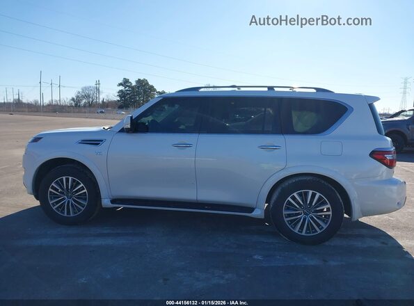 JN8AY2BA6M9370874 2021 NISSAN ARMADA White Vista interior de 360 grados