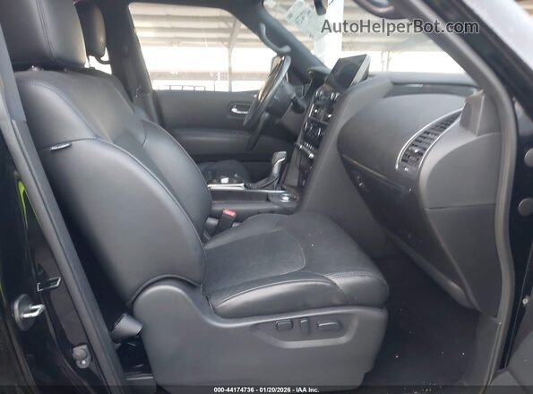 JN8AY2BA6P9405787 2023 NISSAN ARMADA Black Widok wnętrza z przodu