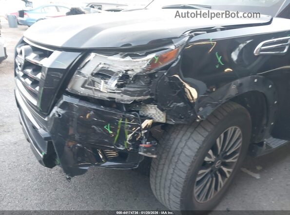 JN8AY2BA6P9405787 2023 NISSAN ARMADA Black Widok z przodu