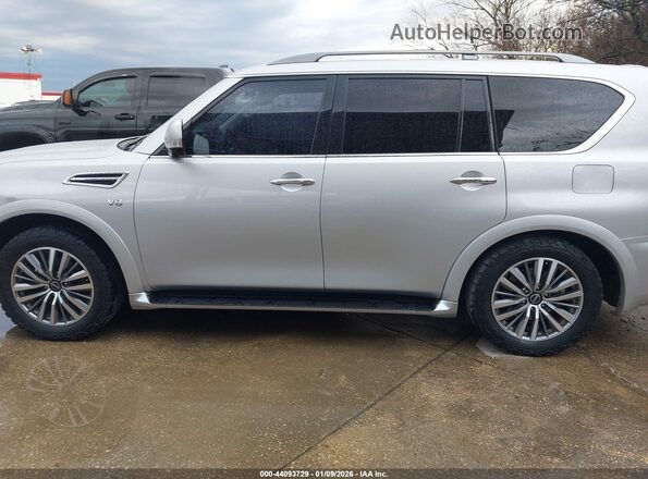 JN8AY2BA9M9371999 2021 NISSAN ARMADA Серебряный Панорамный вид салона 360°