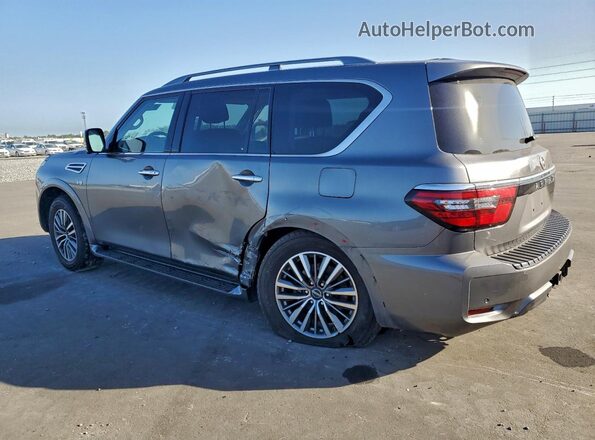 JN8AY2BB2M9794898 2021 NISSAN ARMADA Gray Задня ліва чверть