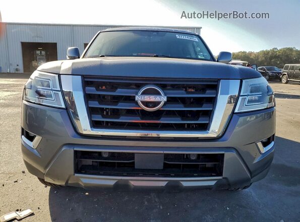 JN8AY2BB2M9794898 2021 NISSAN ARMADA Gray Вид спереду