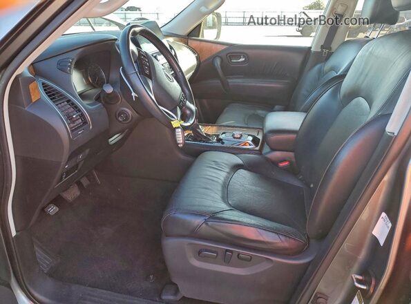 JN8AY2BB2M9794898 2021 NISSAN ARMADA Gray Вид салону спереду